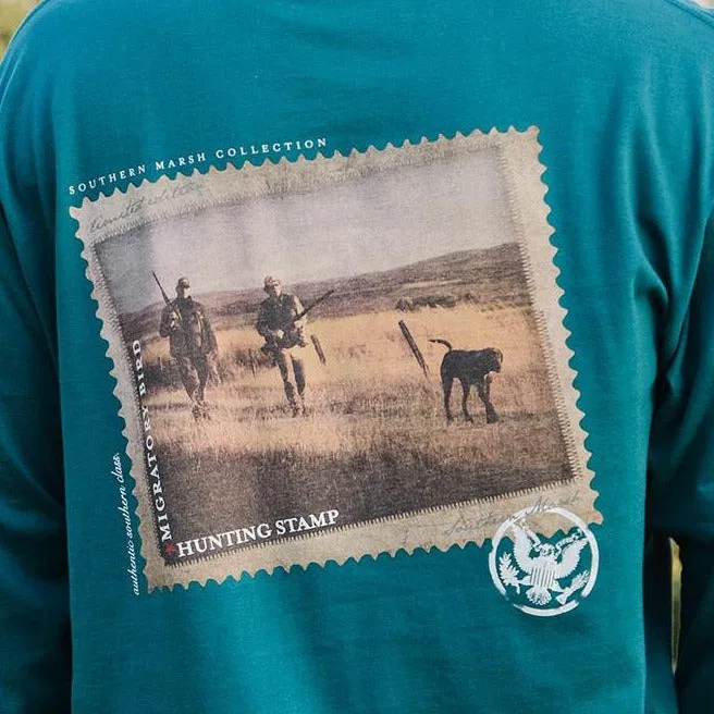 Southern Marsh 21 Chocolate Lab Tee - Long Sleeve