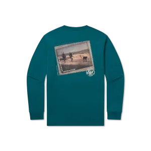 Southern Marsh 21 Chocolate Lab Tee - Long Sleeve