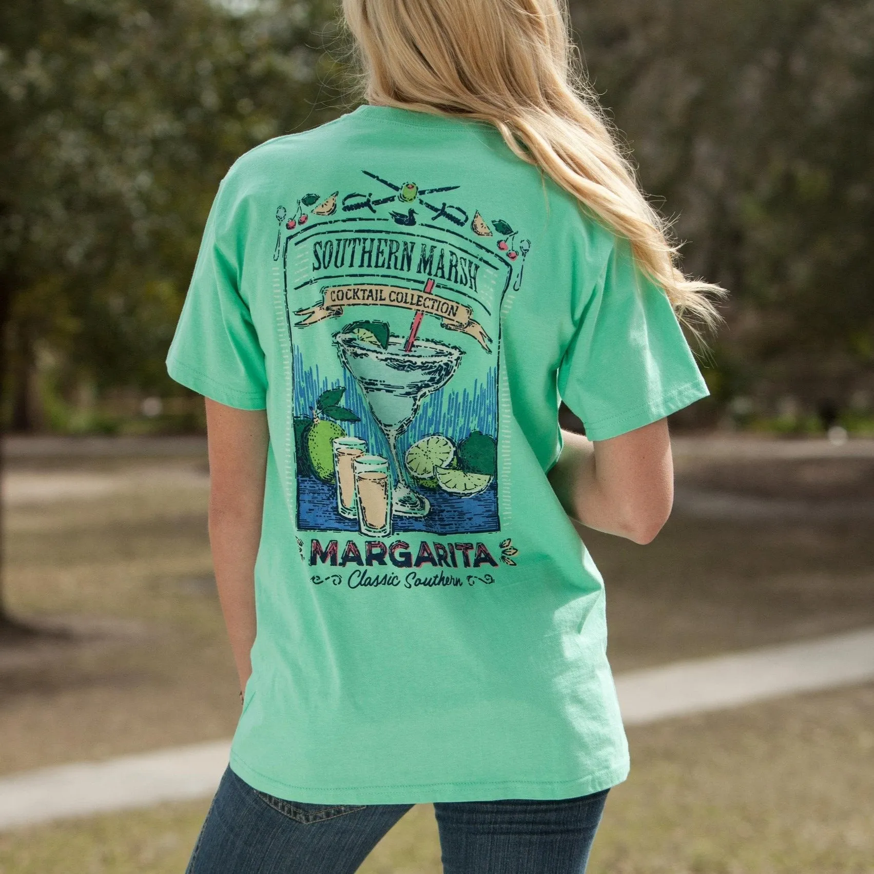 Southern Marsh 21 Cocktail Collection Tee - Margarita