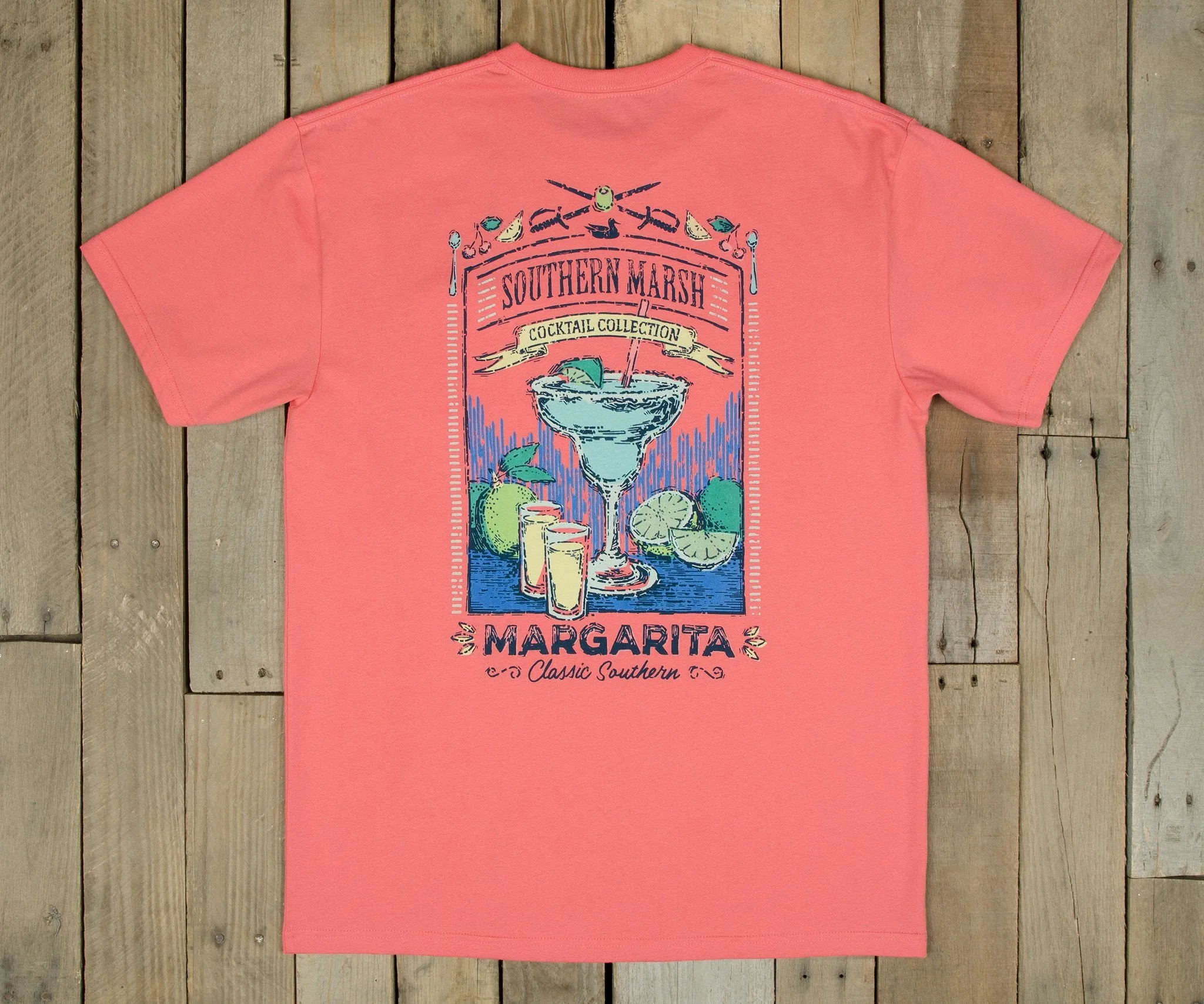 Southern Marsh 21 Cocktail Collection Tee - Margarita
