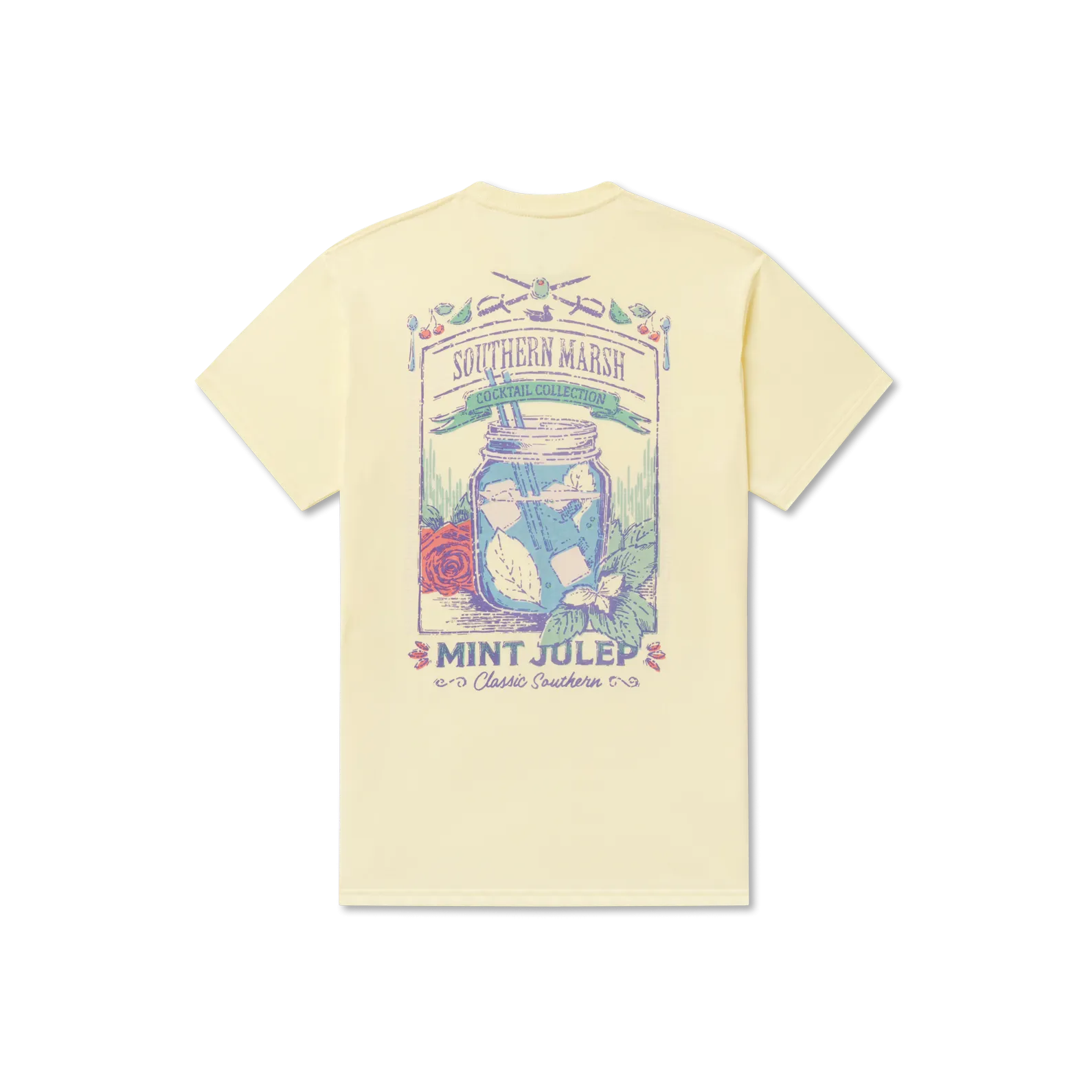Southern Marsh 21 Cocktail Collection Tee - Mint Julep