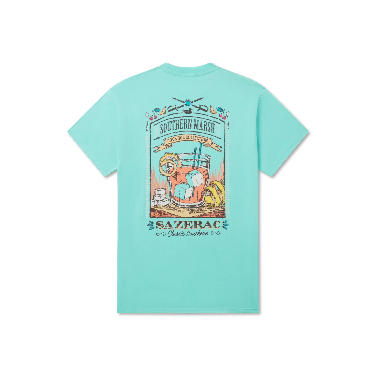 Southern Marsh 21 Cocktail Collection Tee - Sazerac Cocktail