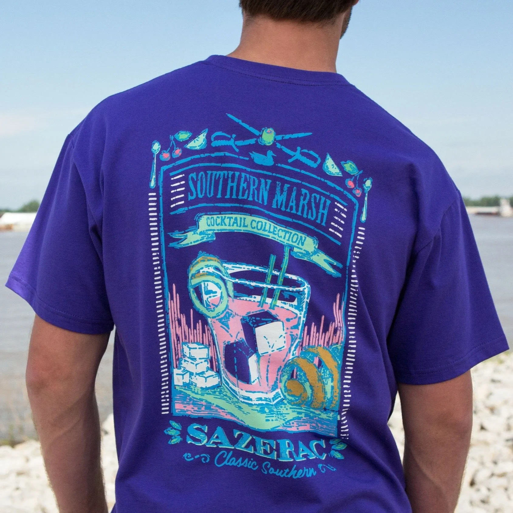 Southern Marsh 21 Cocktail Collection Tee - Sazerac Cocktail