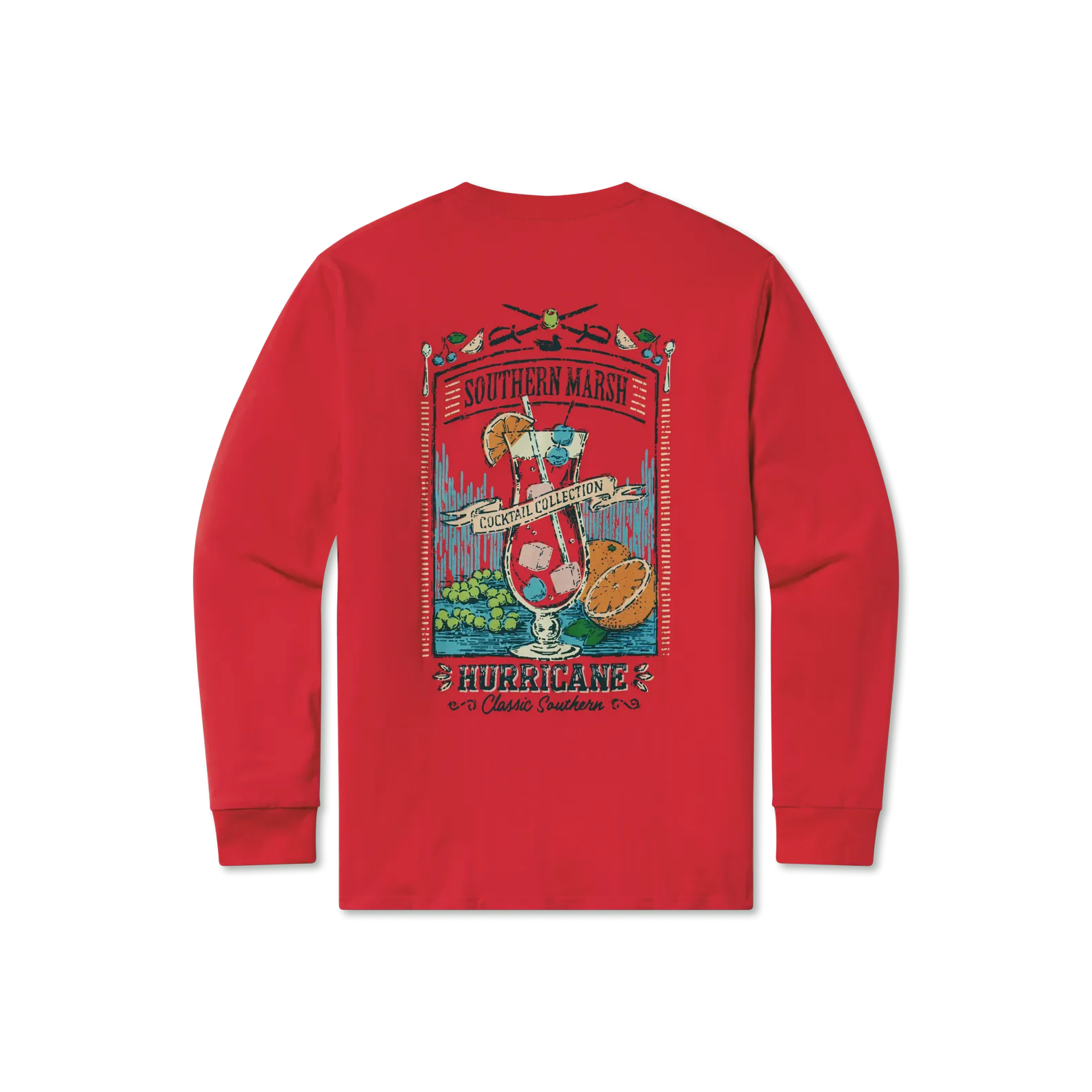 Southern Marsh 21 Cocktail Tee - Hurricane - Long Sleeve