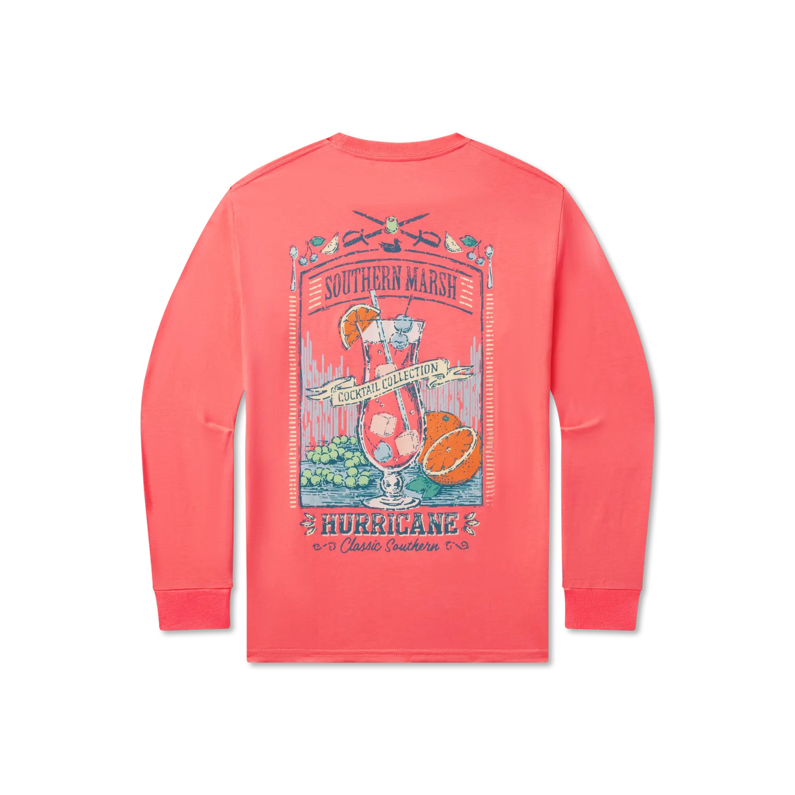 Southern Marsh 21 Cocktail Tee - Hurricane - Long Sleeve