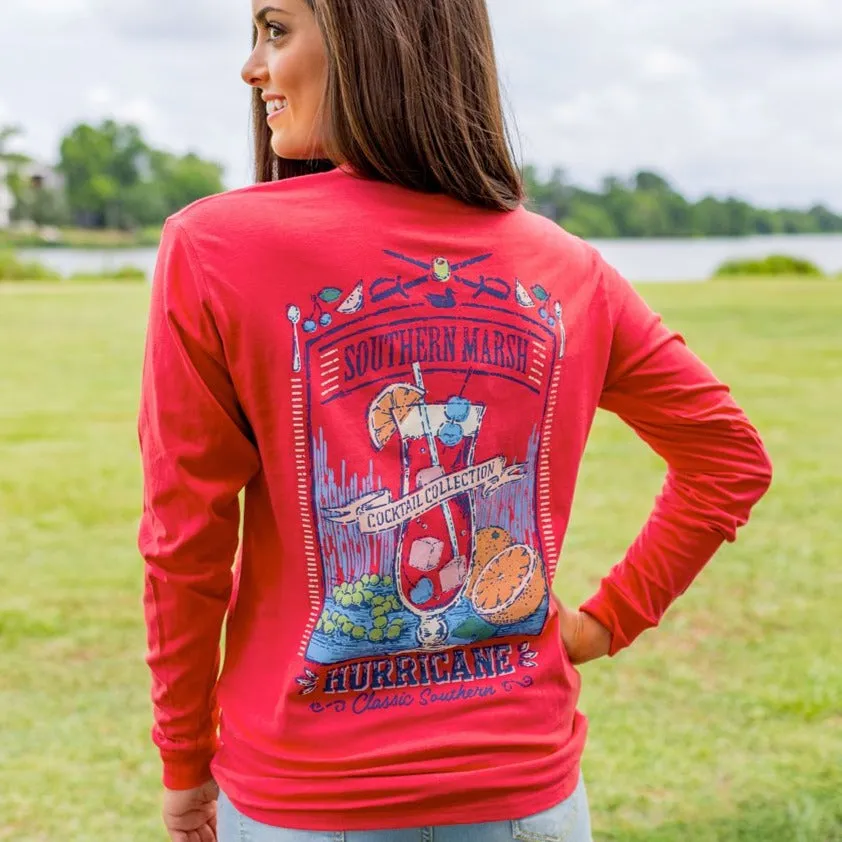 Southern Marsh 21 Cocktail Tee - Hurricane - Long Sleeve