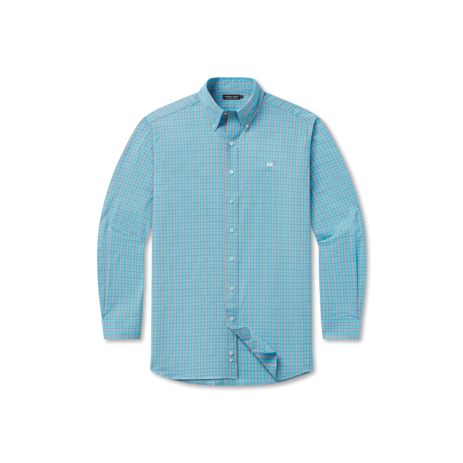 Southern Marsh 21 Collier Gingham Dress Shirt