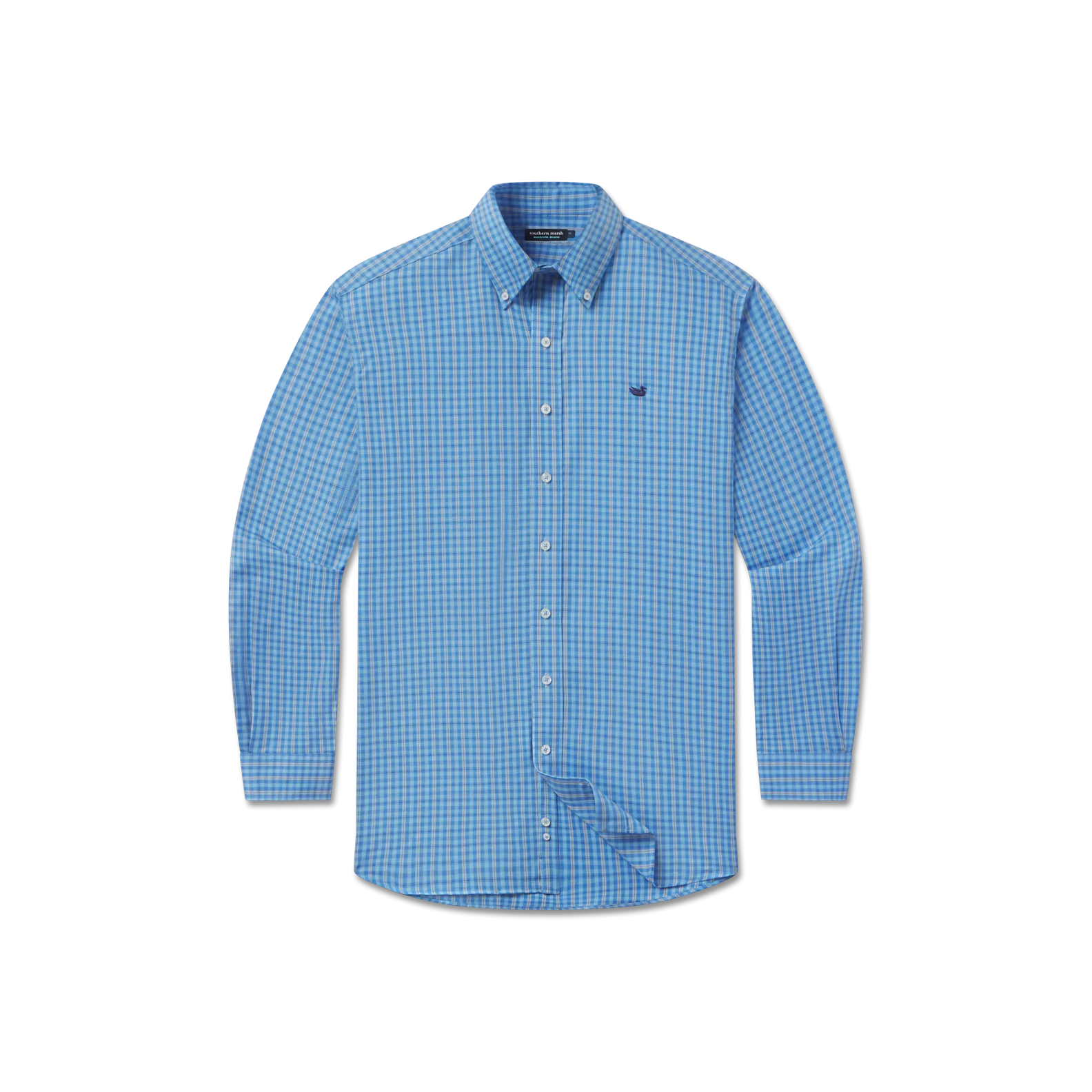 Southern Marsh 21 Collier Gingham Dress Shirt