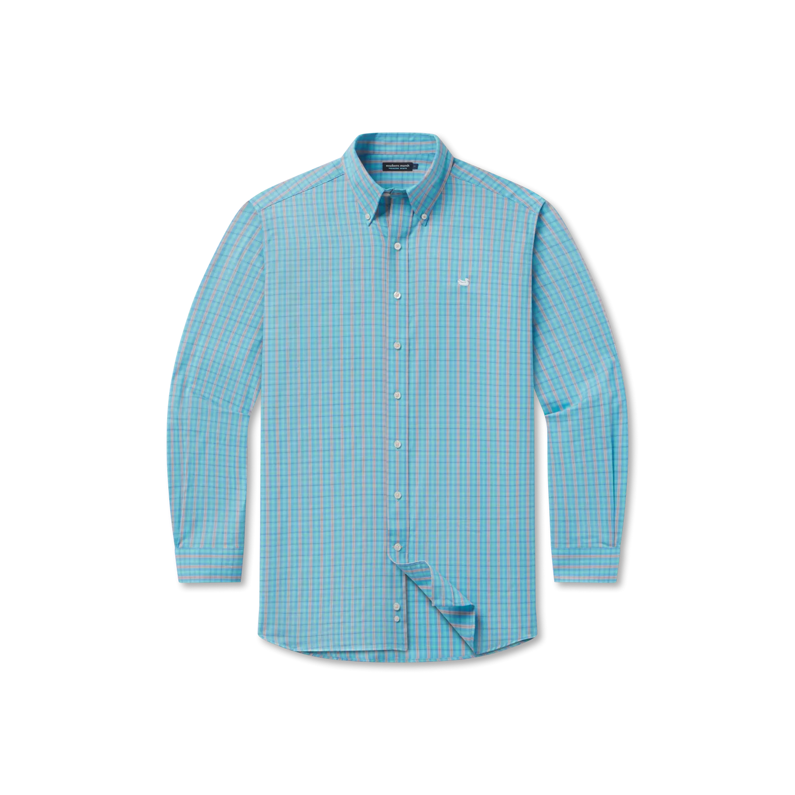 Southern Marsh 21 Collier Gingham Dress Shirt