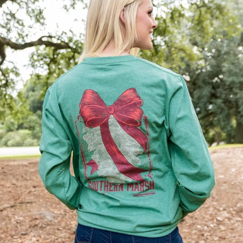Southern Marsh 21 Conifer Christmas Tee - Long Sleeve