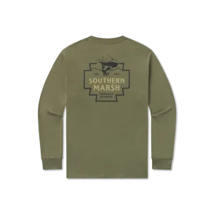 Southern Marsh 21 Cowboy Badge Tee - Long Sleeve
