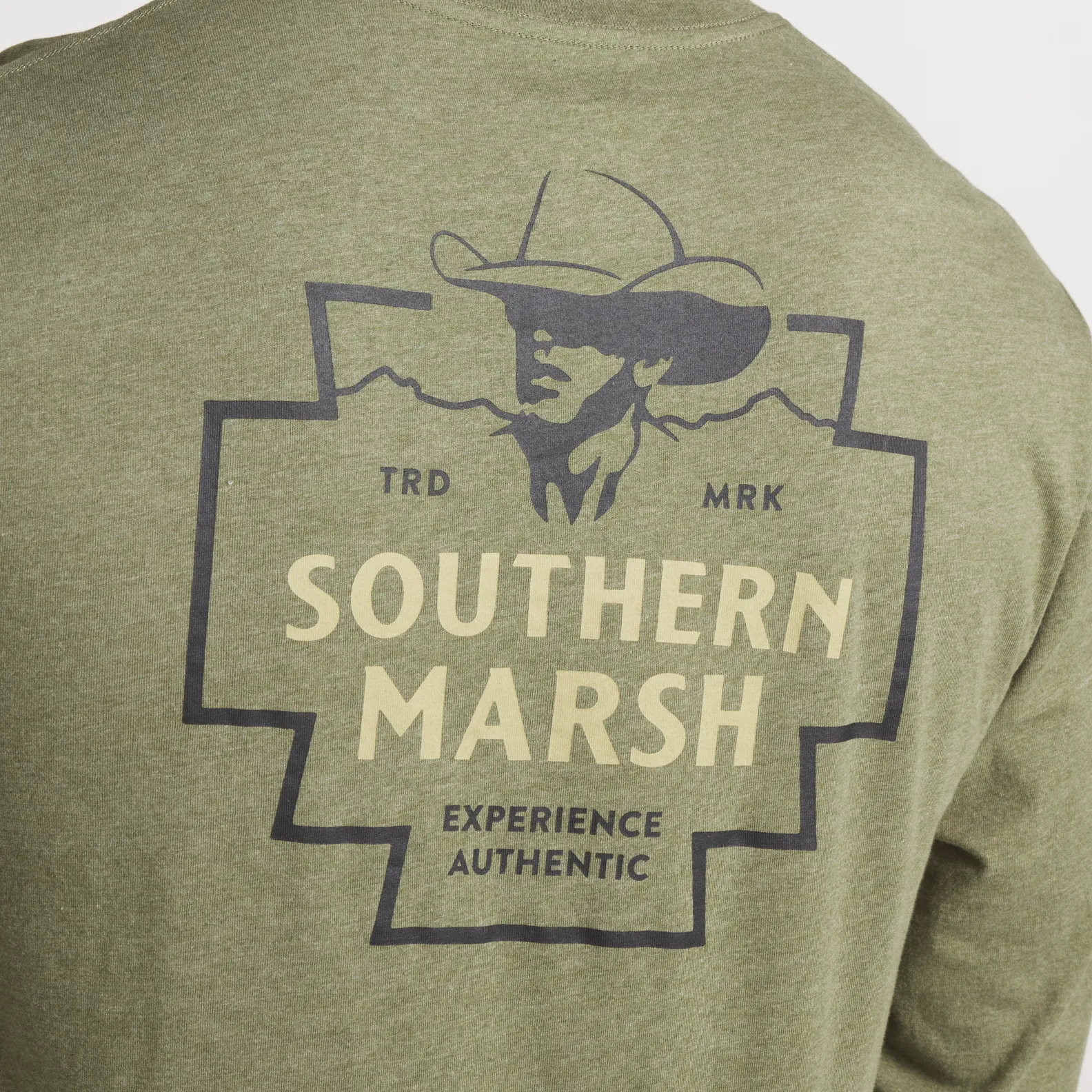 Southern Marsh 21 Cowboy Badge Tee - Long Sleeve