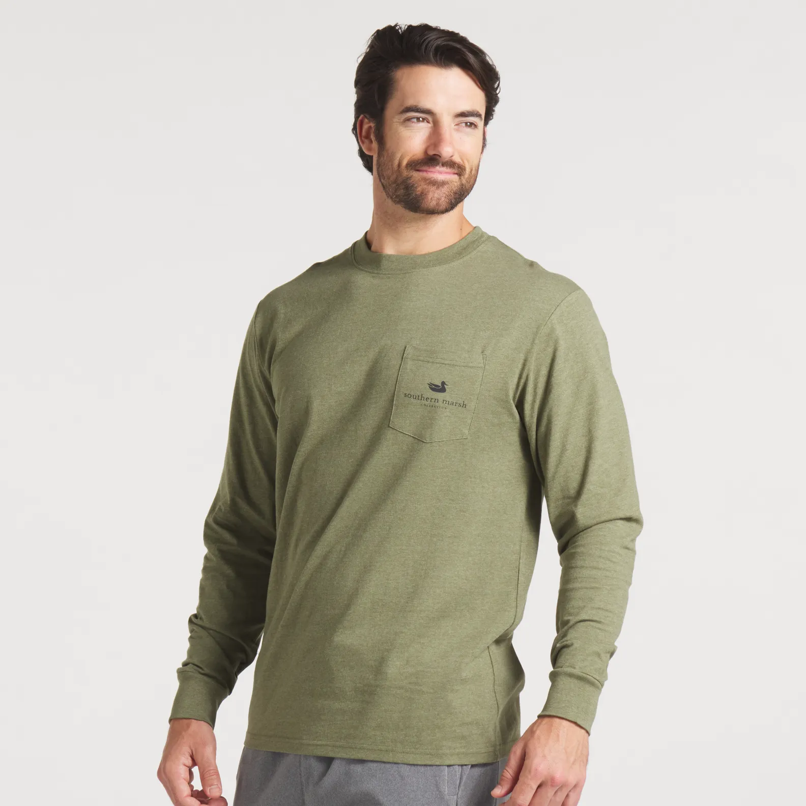 Southern Marsh 21 Cowboy Badge Tee - Long Sleeve