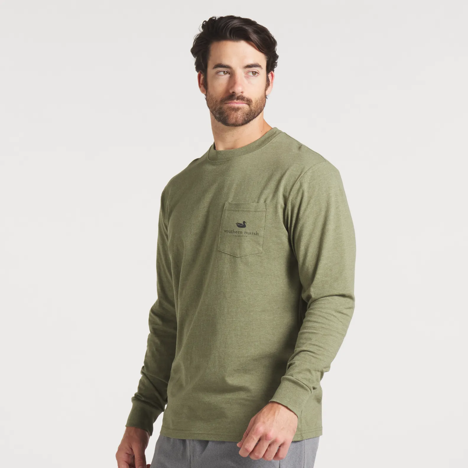 Southern Marsh 21 Cowboy Badge Tee - Long Sleeve