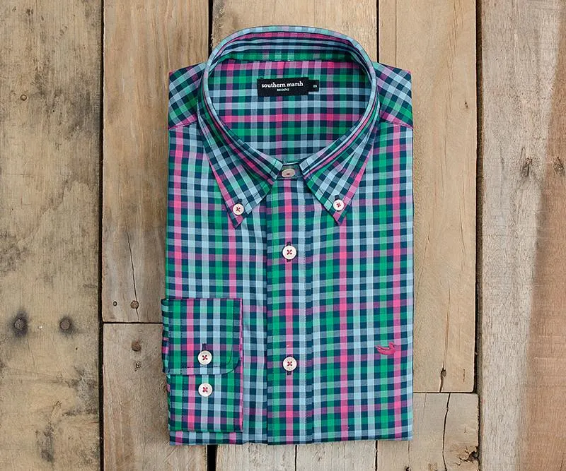 Southern Marsh 21 Cumberland Plaid Dress Shirt