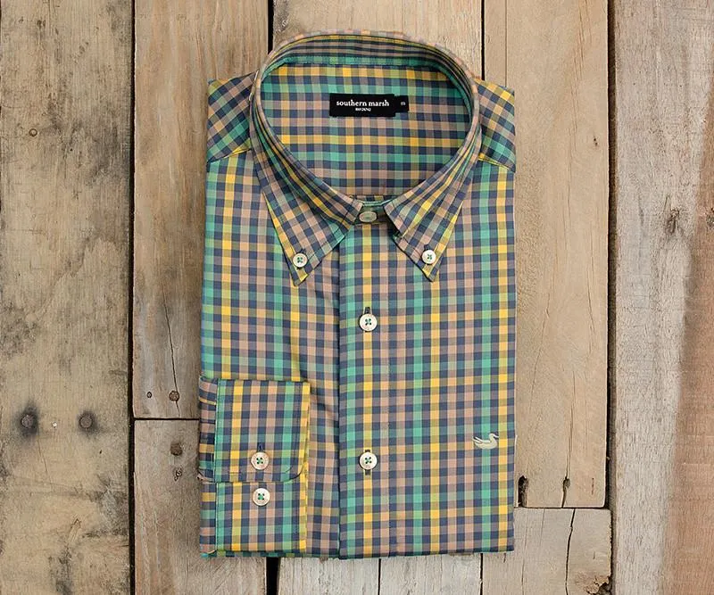 Southern Marsh 21 Cumberland Plaid Dress Shirt