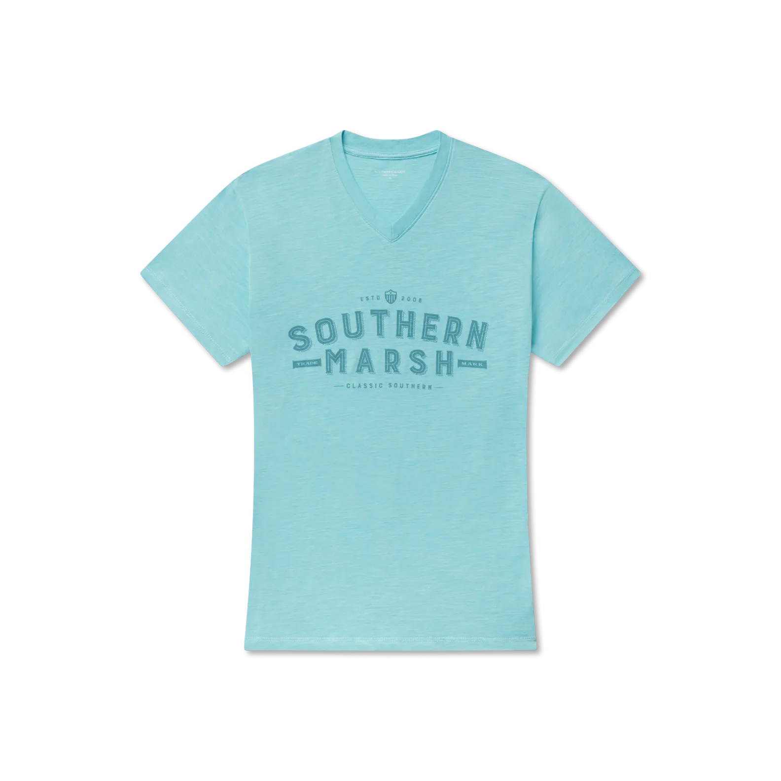 Southern Marsh 21 Danielle V-Neck Tee - Slub