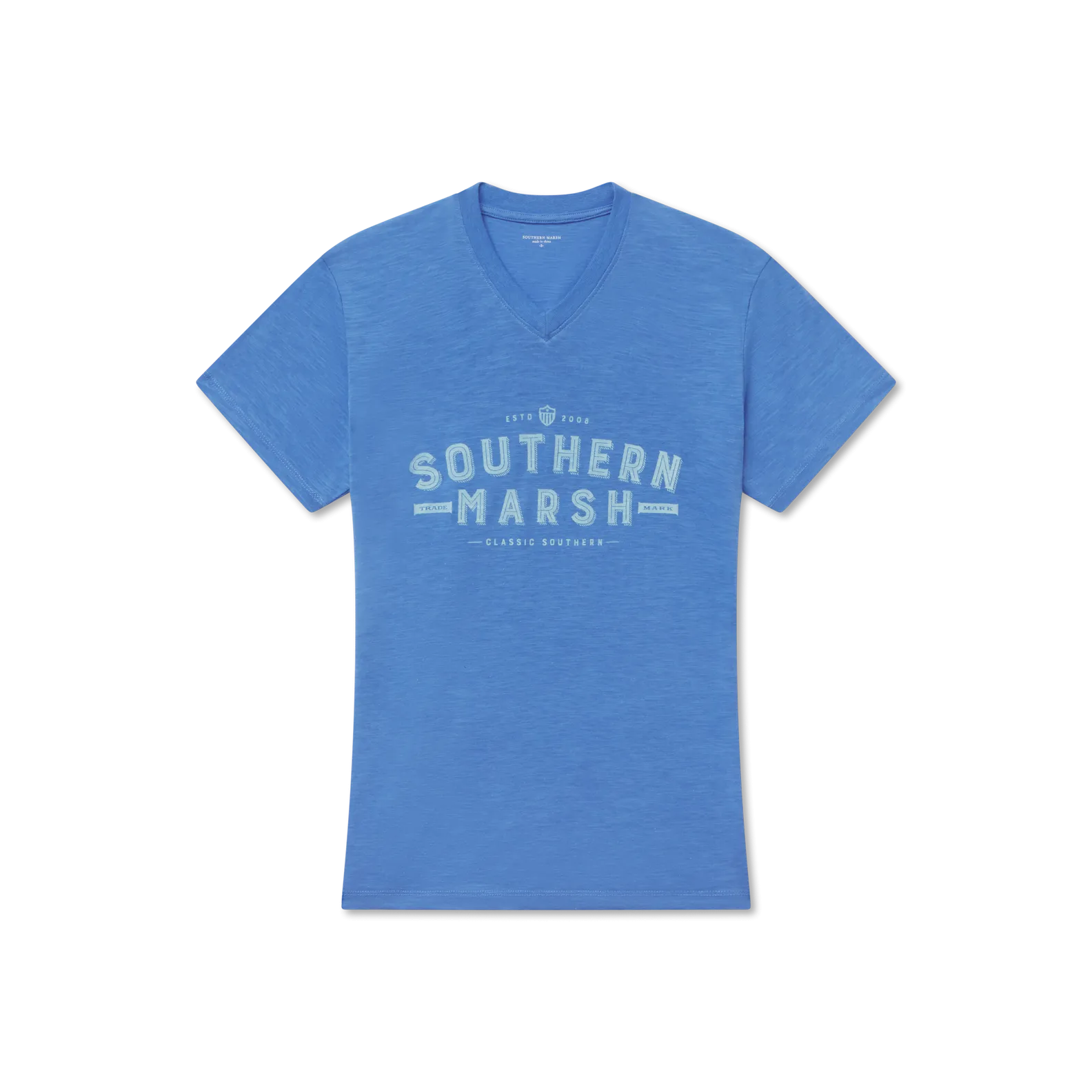 Southern Marsh 21 Danielle V-Neck Tee - Slub