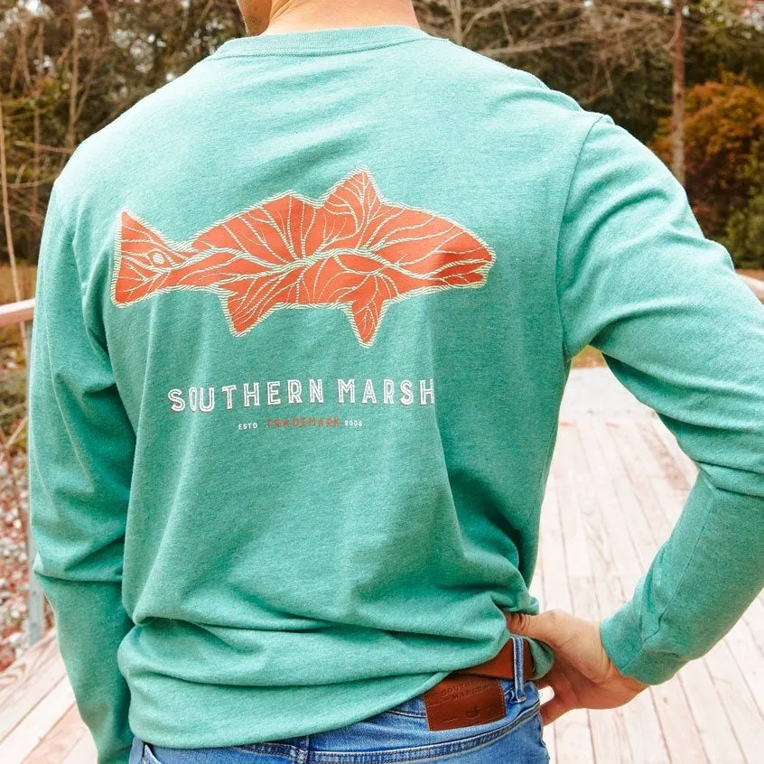 Southern Marsh 21 Delta Fish Tee - Long Sleeve