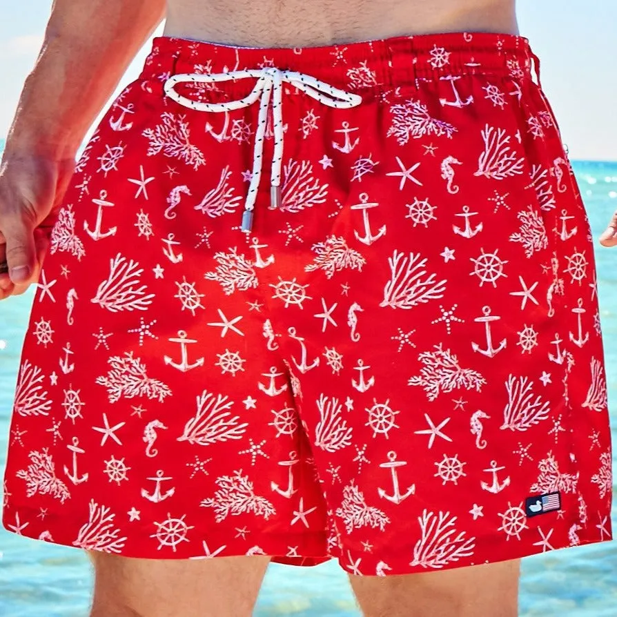 Southern Marsh 21 Dockside Swim Trunk - Anchors