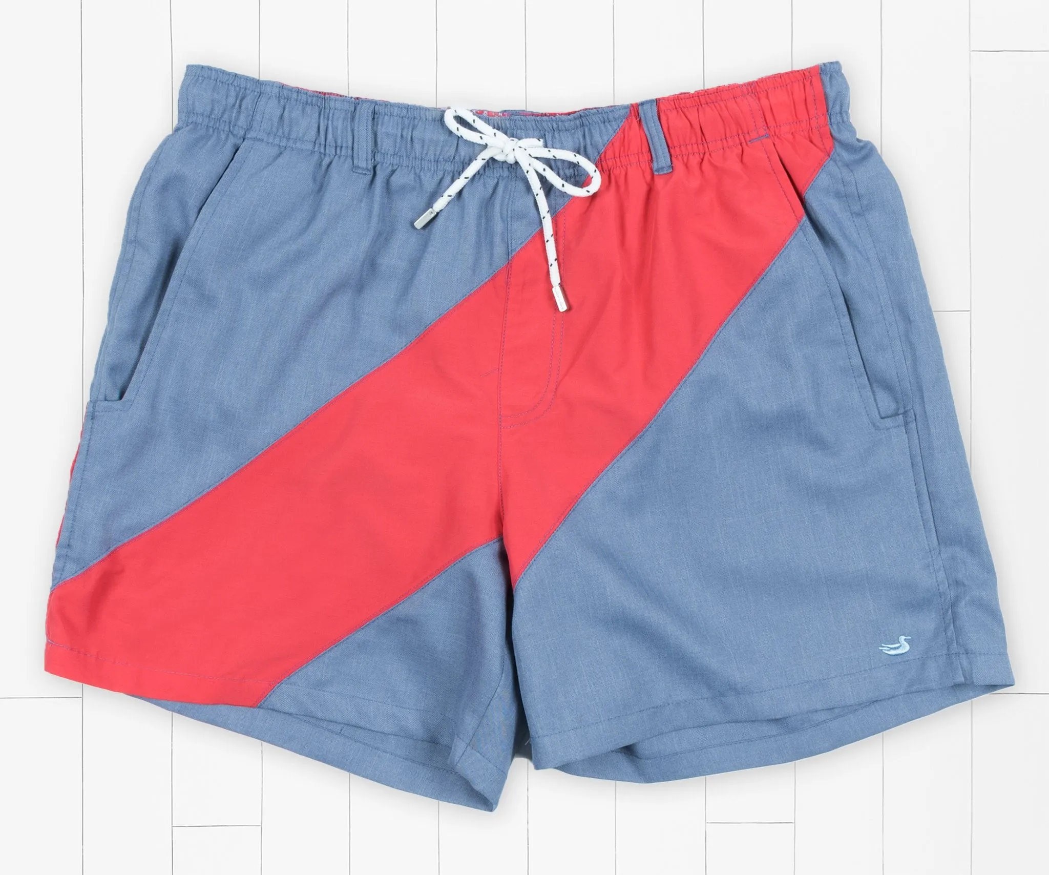 Southern Marsh 21 Dockside Swim Trunk - Brigade Stripe