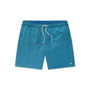 Southern Marsh 21 Dockside Swim Trunk - Circle Maze