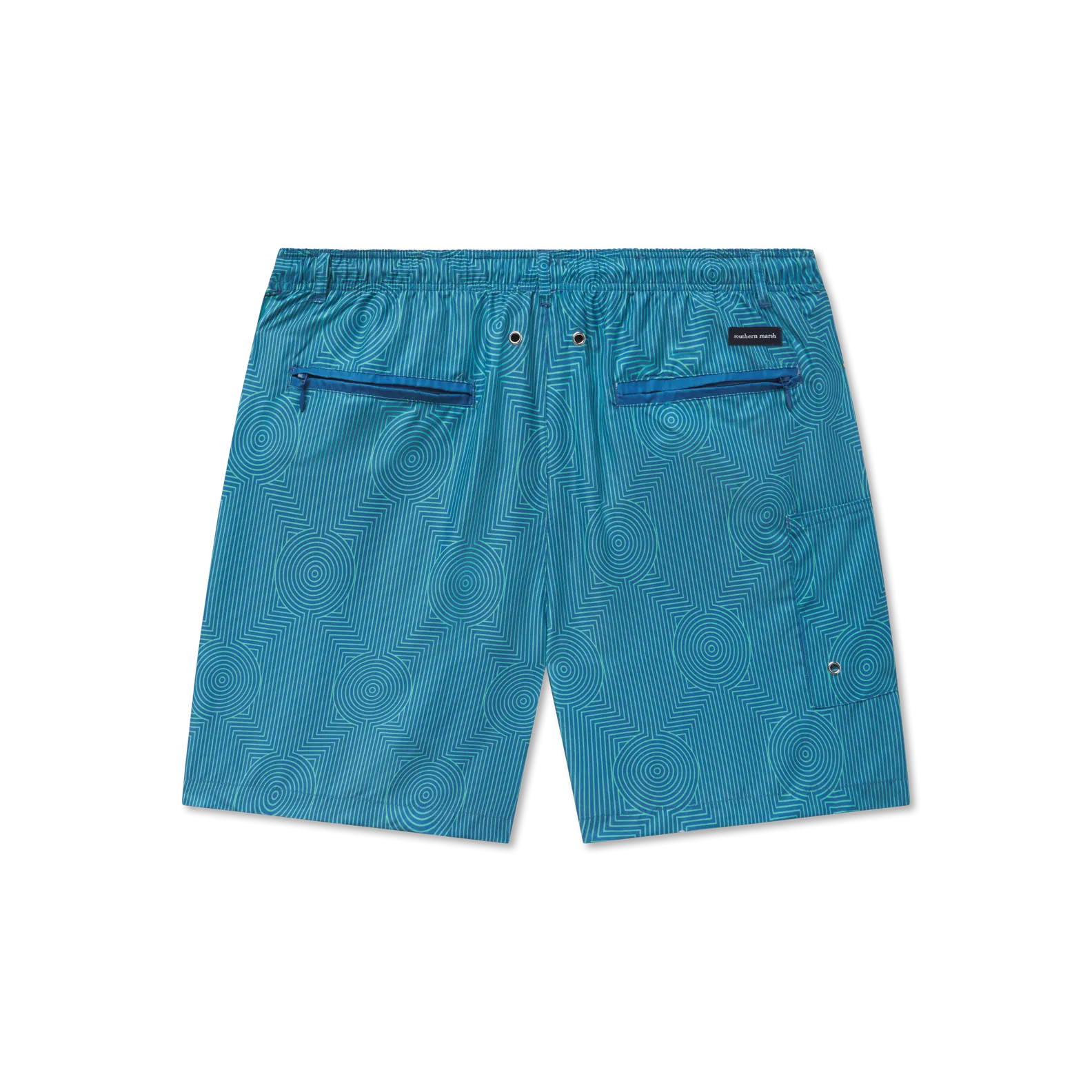 Southern Marsh 21 Dockside Swim Trunk - Circle Maze