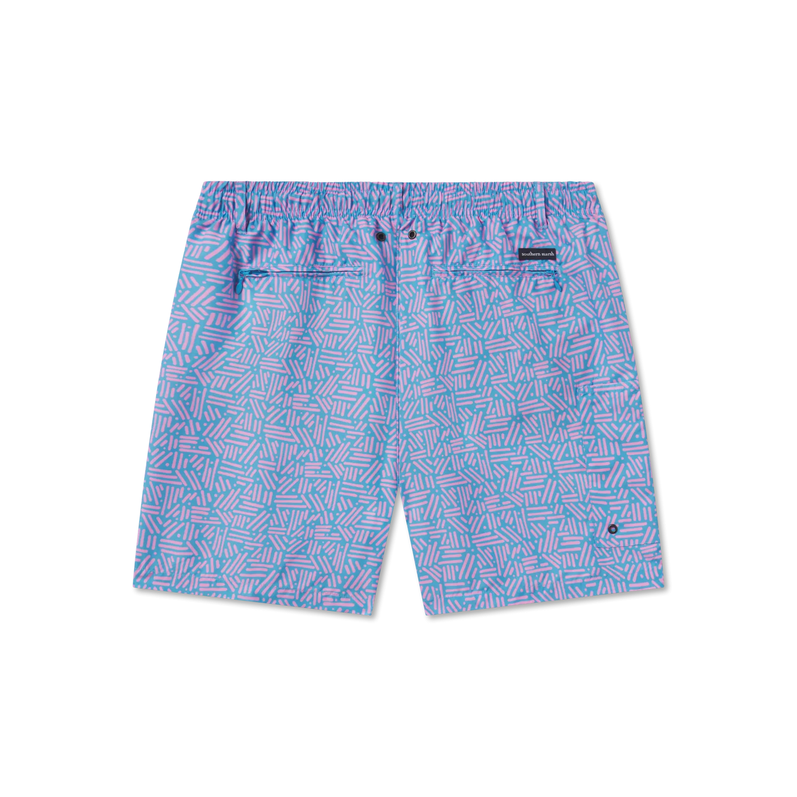 Southern Marsh 21 Dockside Swim Trunk - Dots & Lines