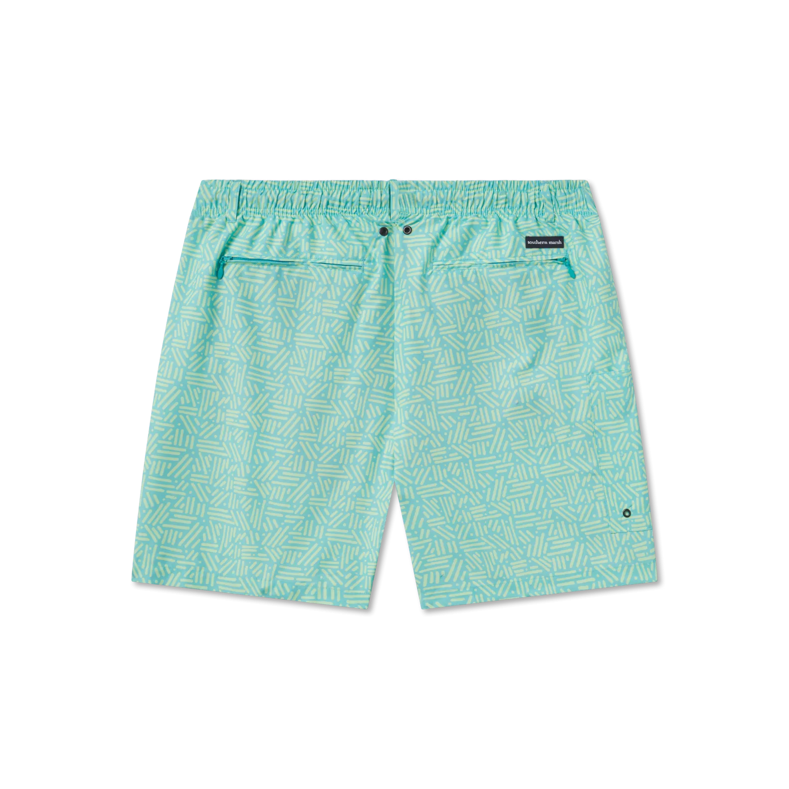 Southern Marsh 21 Dockside Swim Trunk - Dots & Lines