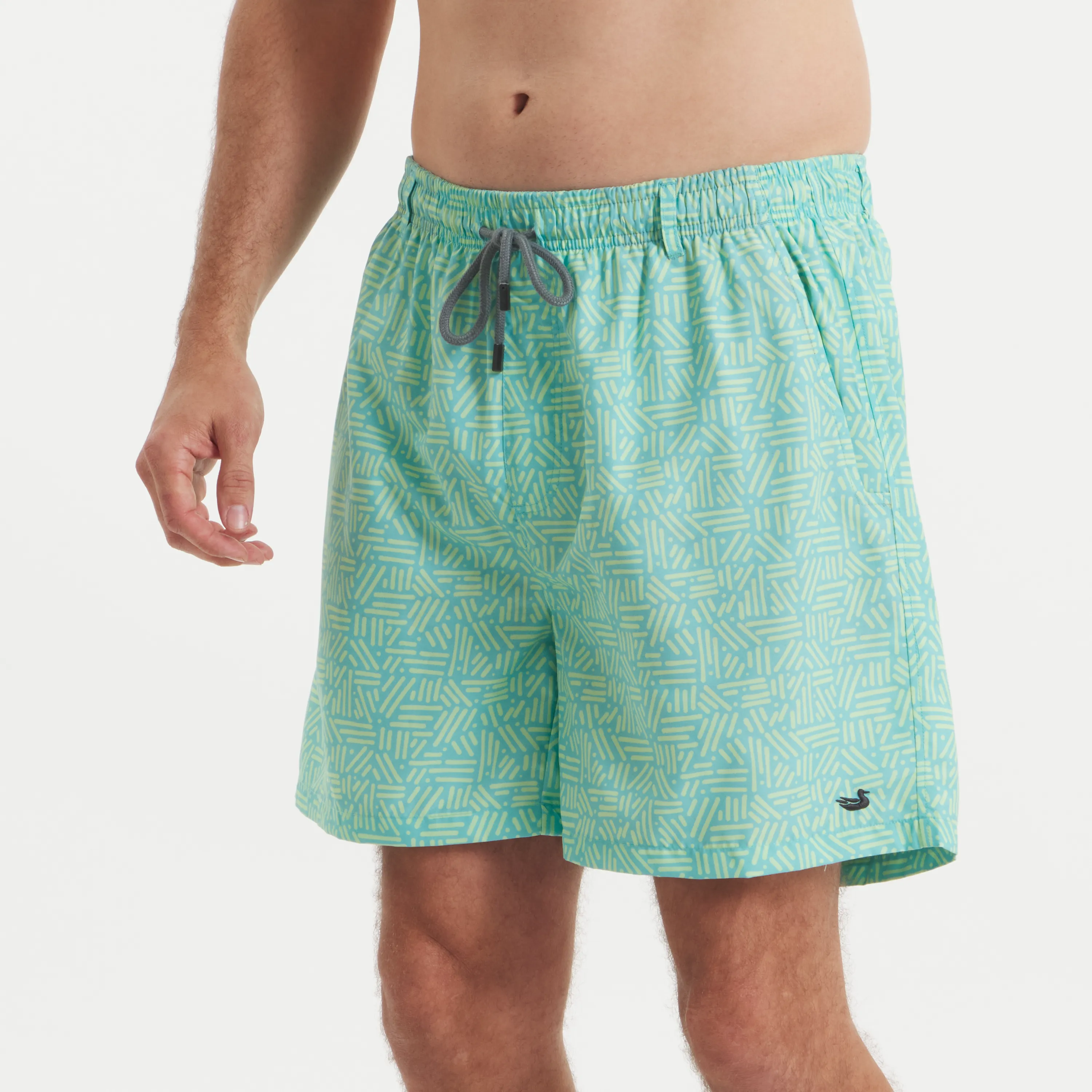 Southern Marsh 21 Dockside Swim Trunk - Dots & Lines
