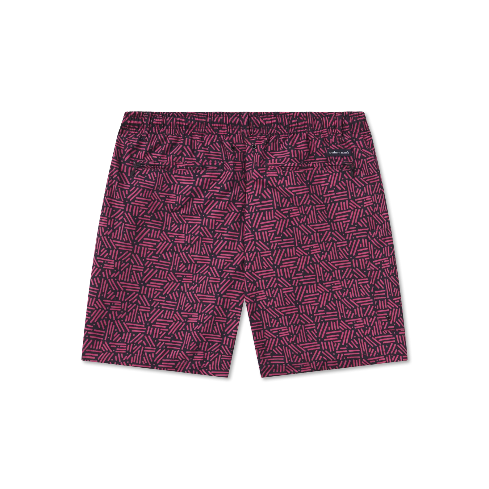 Southern Marsh 21 Dockside Swim Trunk - Dots & Lines