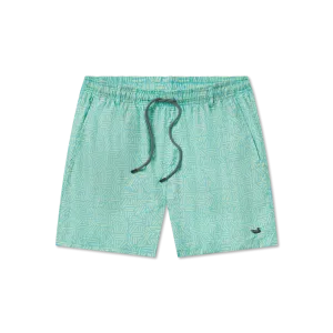 Southern Marsh 21 Dockside Swim Trunk - Dots & Lines