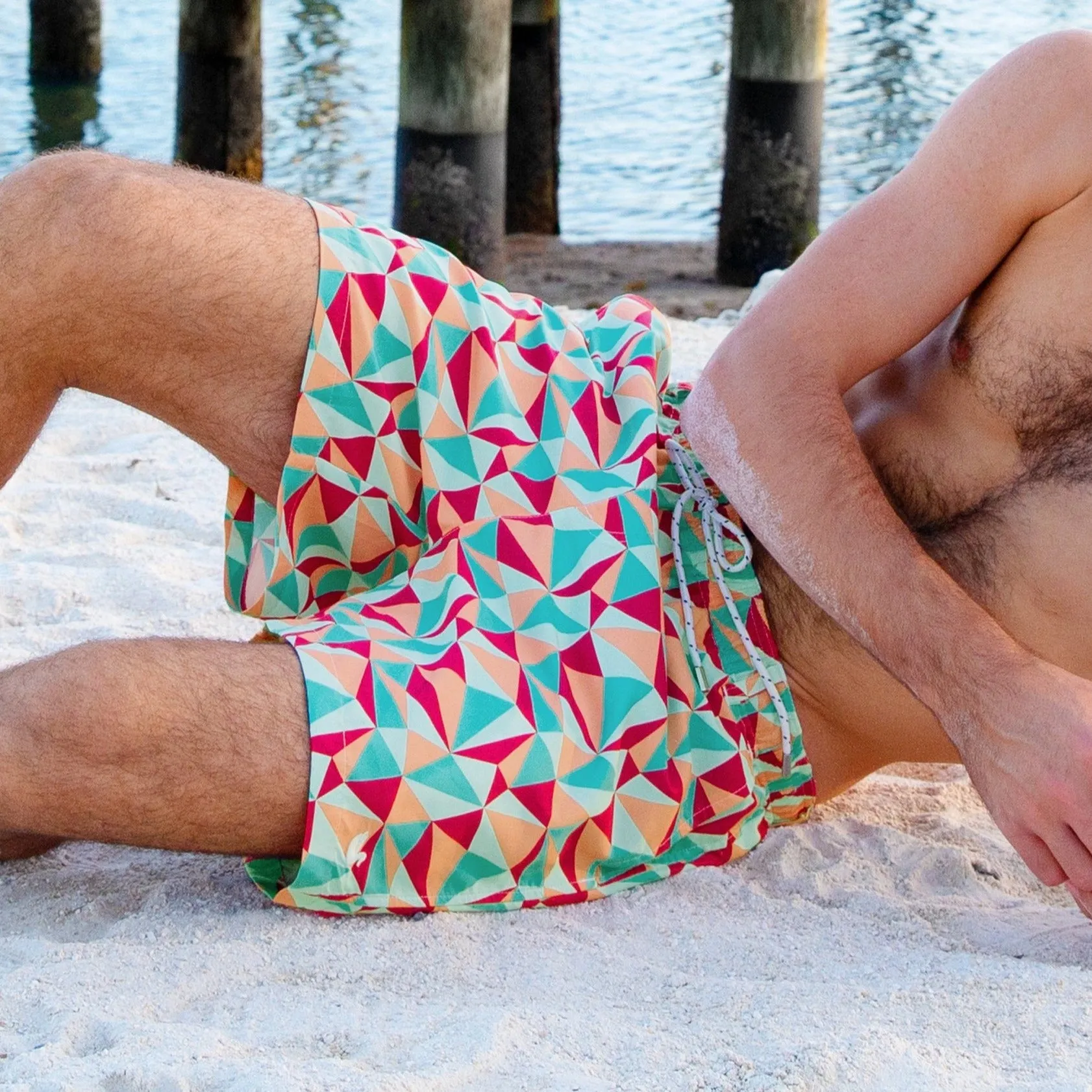 Southern Marsh 21 Dockside Swim Trunk - Facets