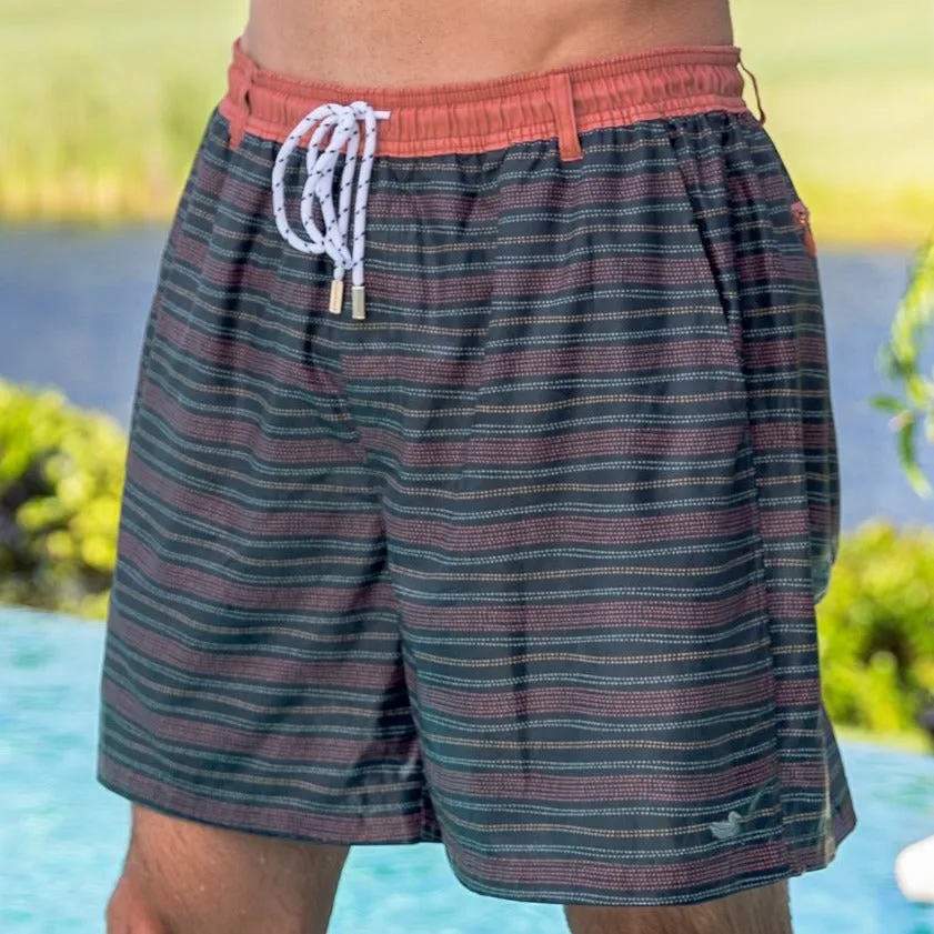 Southern Marsh 21 Dockside Swim Trunk - Mayan Dot
