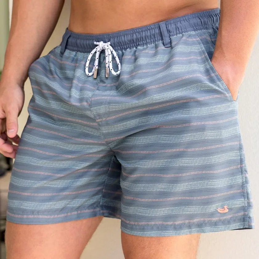 Southern Marsh 21 Dockside Swim Trunk - Mayan Dot