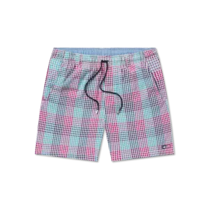 Southern Marsh 21 Dockside Swim Trunk - Seersucker Gingham