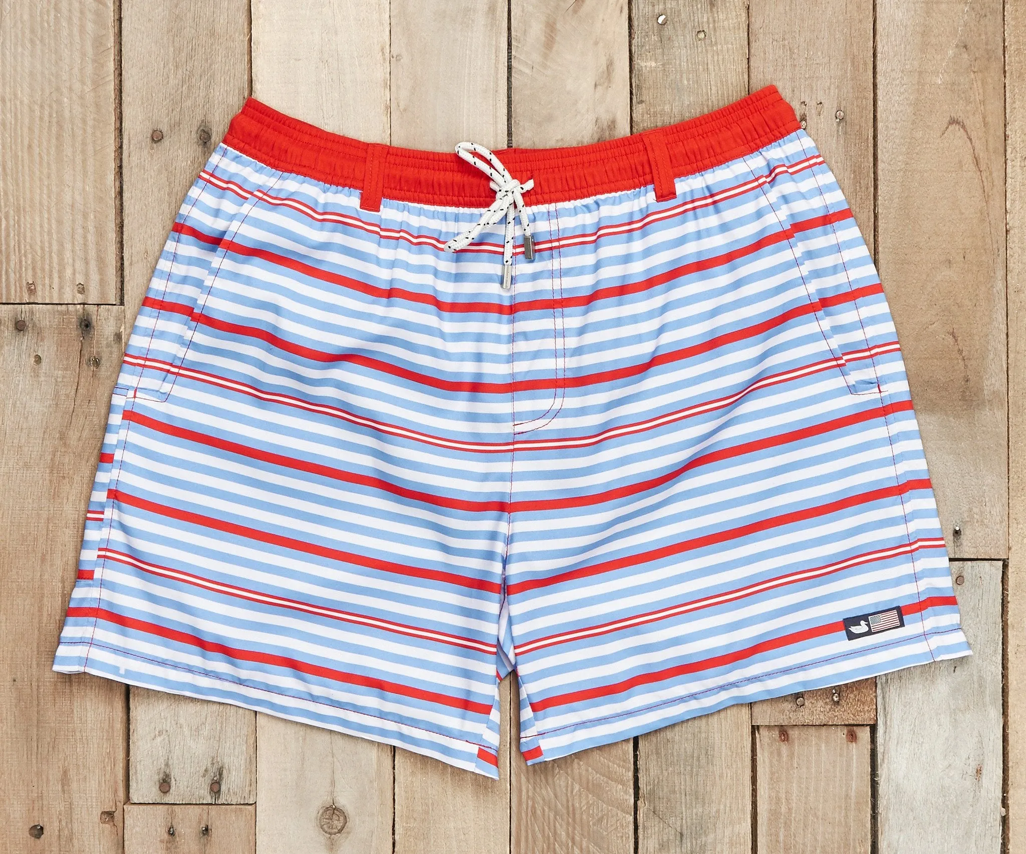 Southern Marsh 21 Dockside Swim Trunk - Stripes