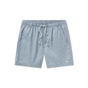 Southern Marsh 21 Dockside Swim Trunk - Toxaway Chambray