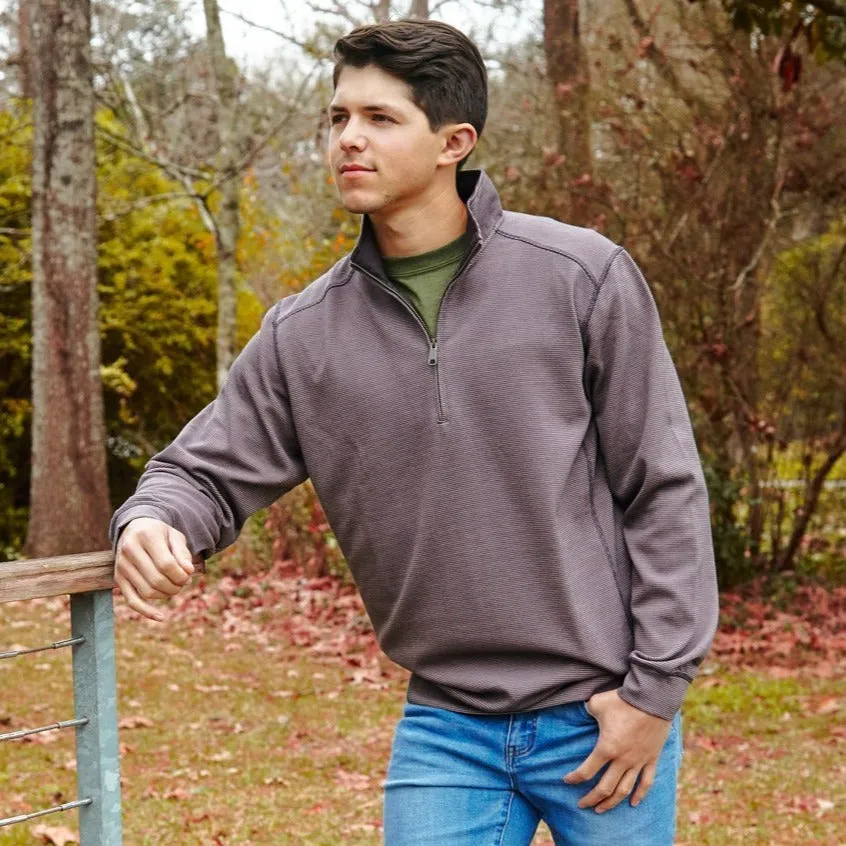 Southern Marsh 21 DownpourDRY Striped Stretch Pullover