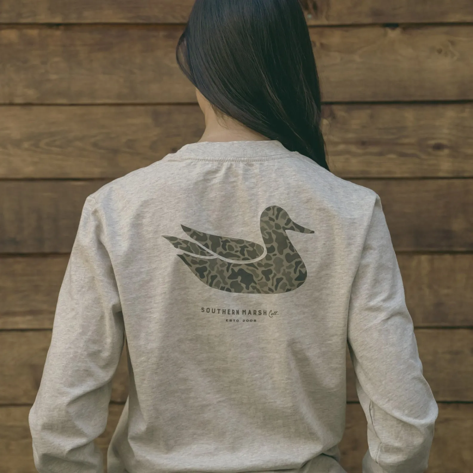 Southern Marsh 21 Duck Originals Tee - Camo - Long Sleeve