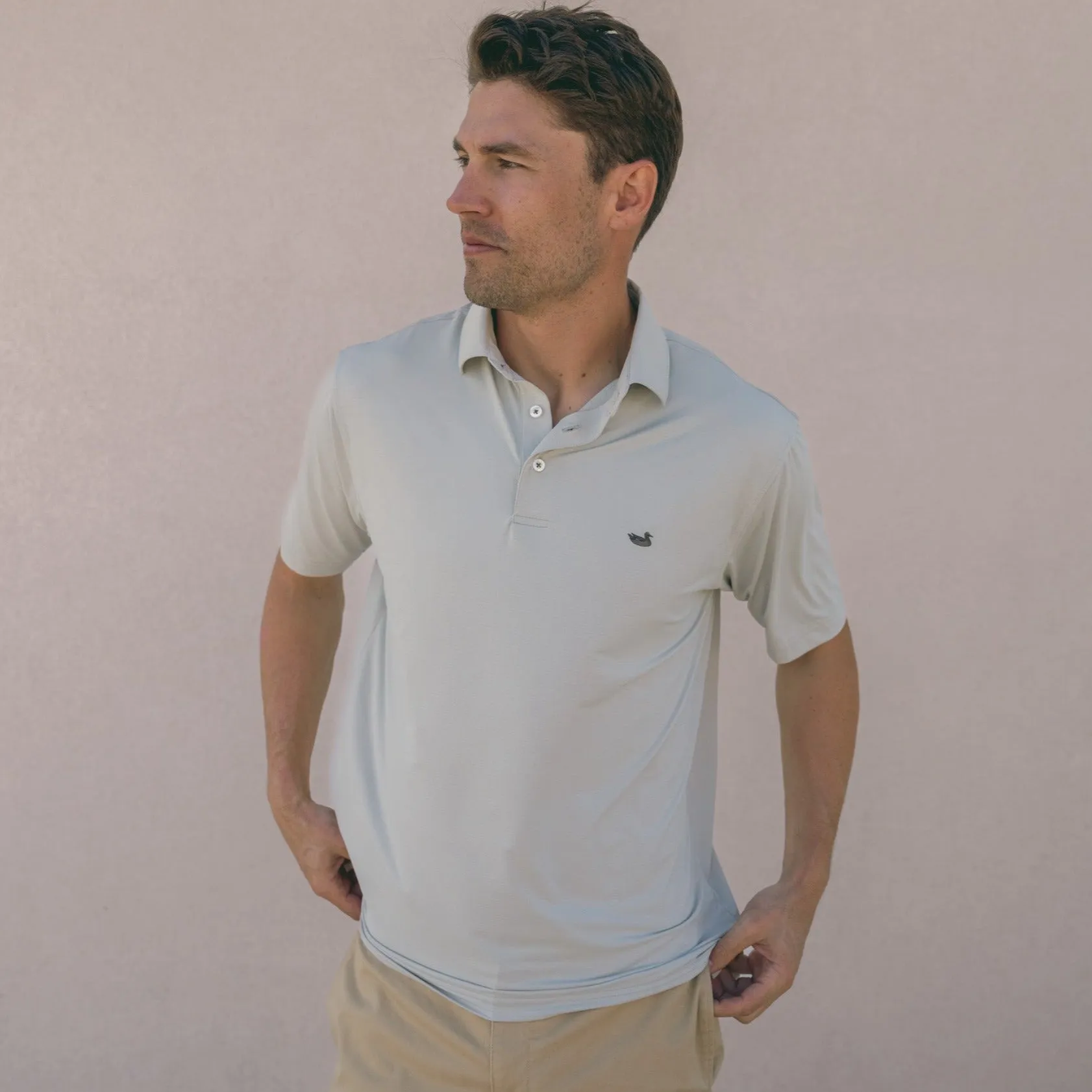 Southern Marsh 21 Dunmore Dots Performance Polo
