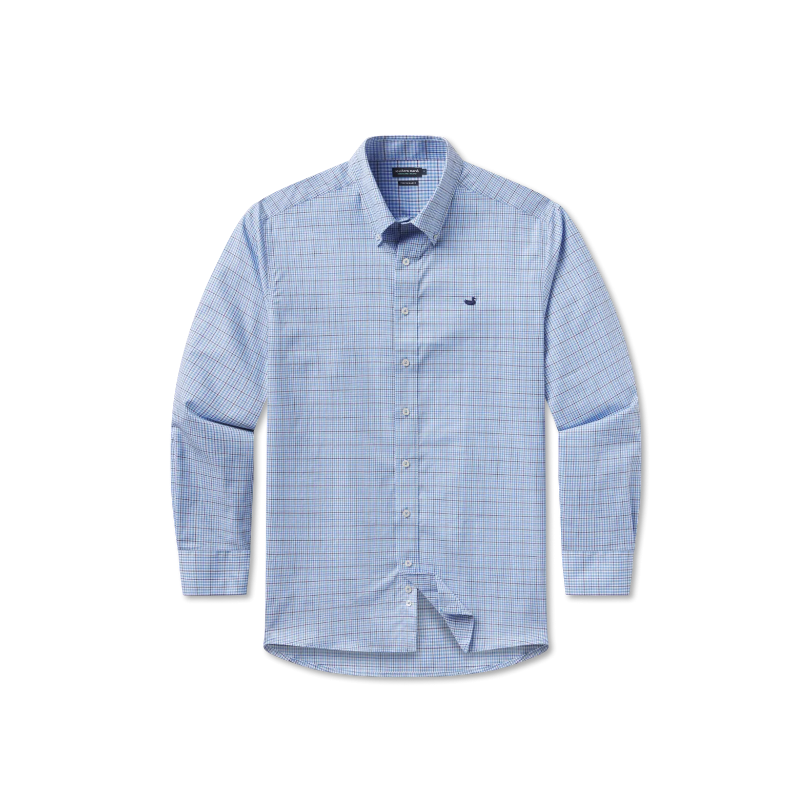 Southern Marsh 21 Dyer Performance Gingham Dress Shirt