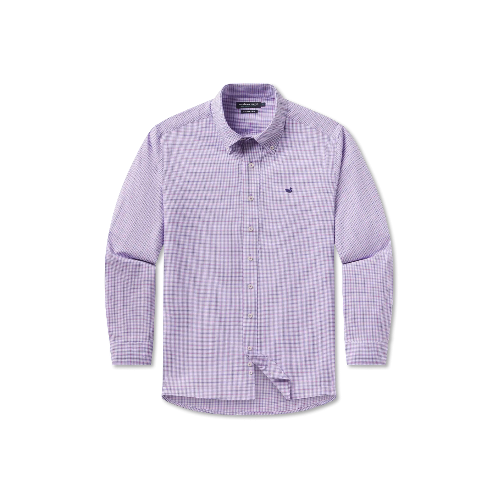 Southern Marsh 21 Dyer Performance Gingham Dress Shirt
