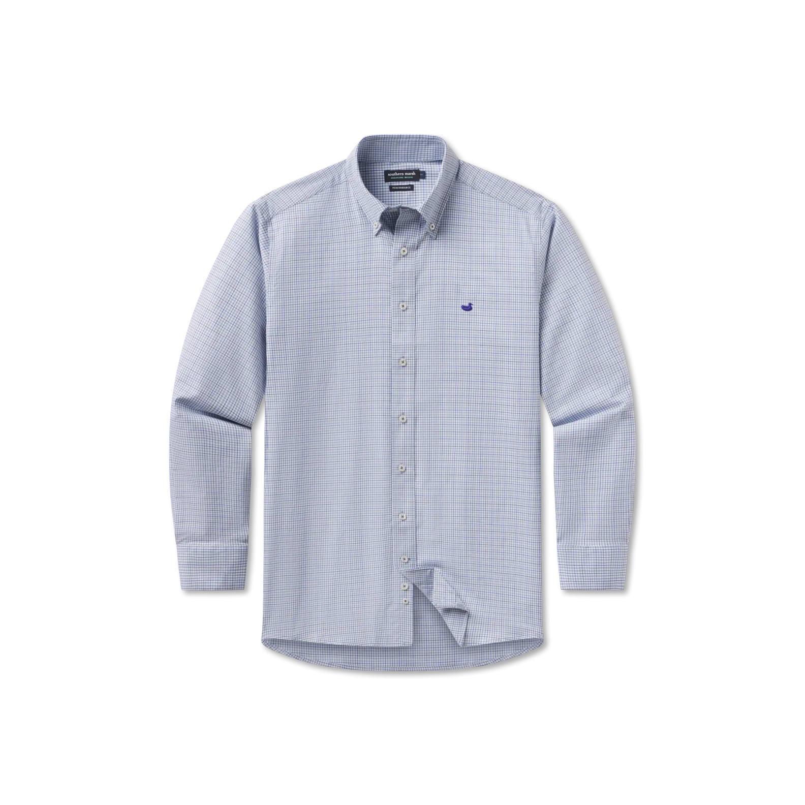 Southern Marsh 21 Dyer Performance Gingham Dress Shirt