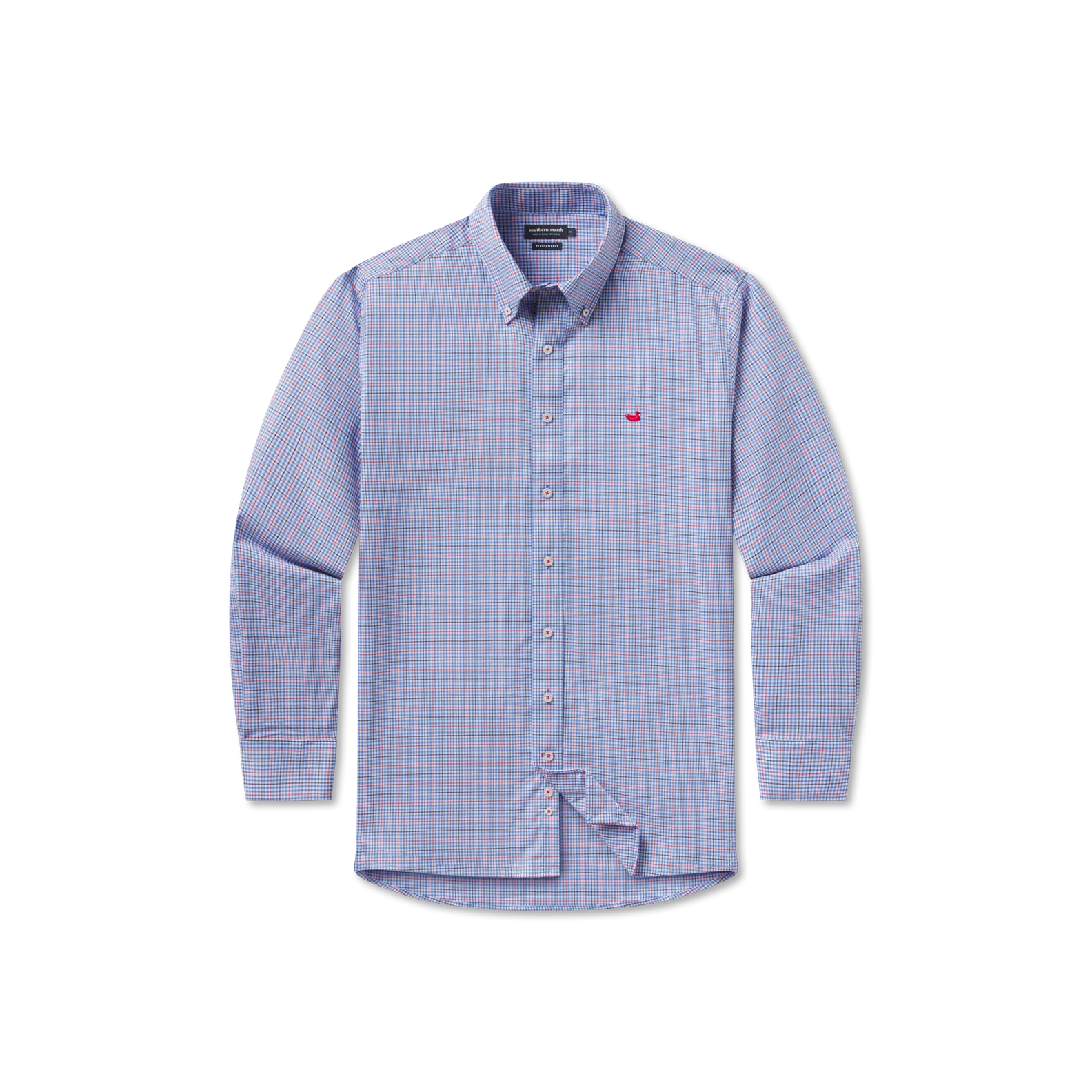 Southern Marsh 21 Dyer Performance Gingham Dress Shirt