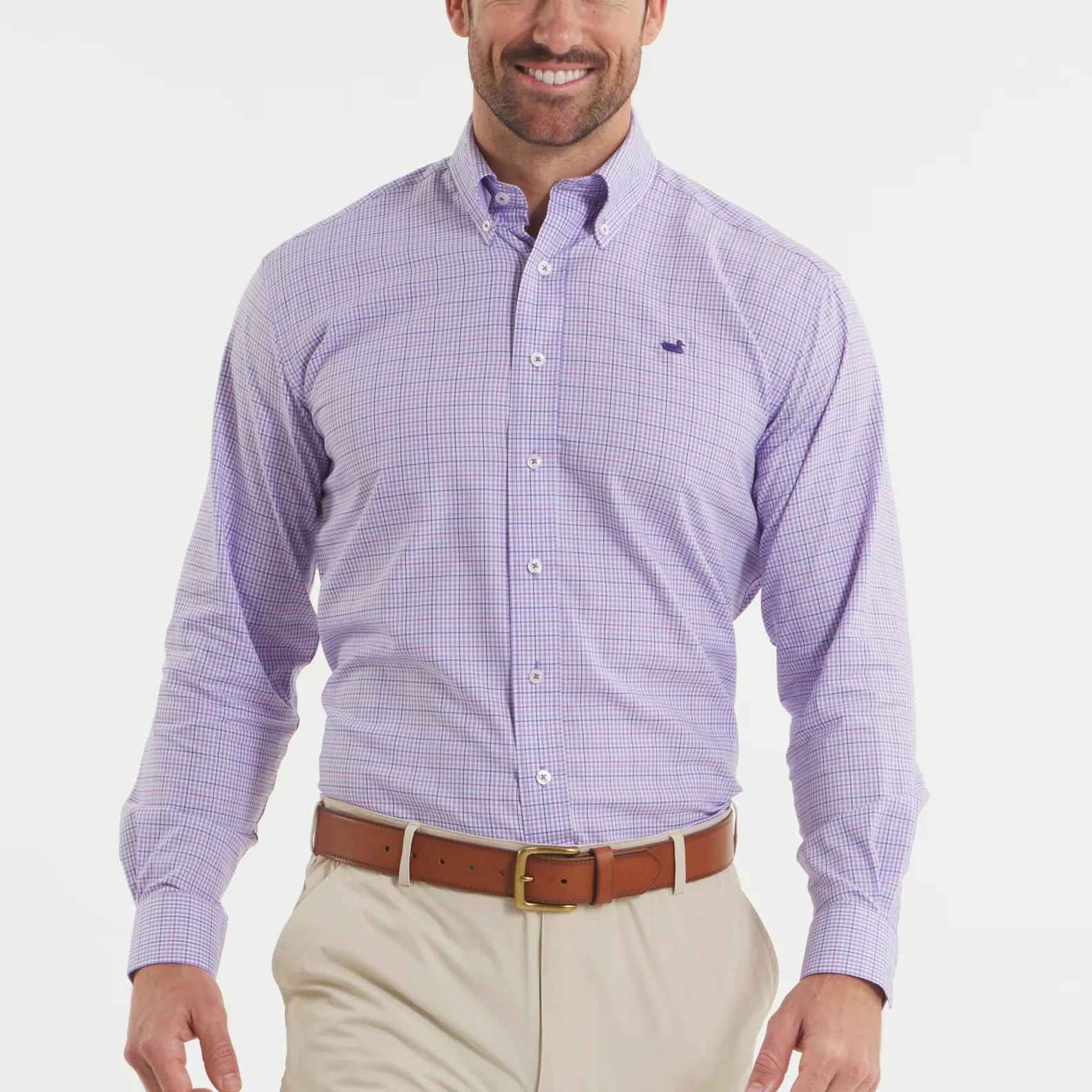 Southern Marsh 21 Dyer Performance Gingham Dress Shirt