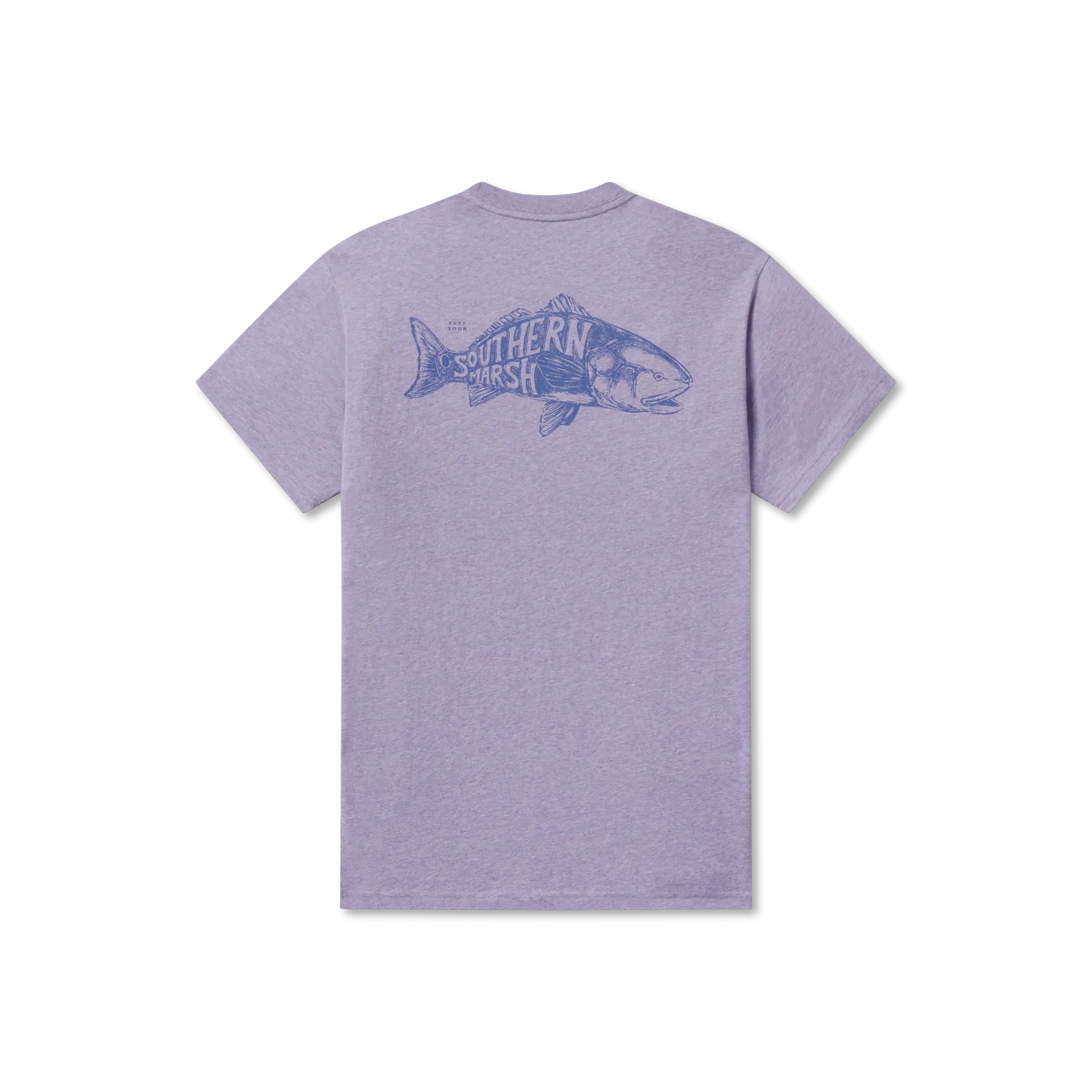 Southern Marsh 21 Engravings Tee - Redfish