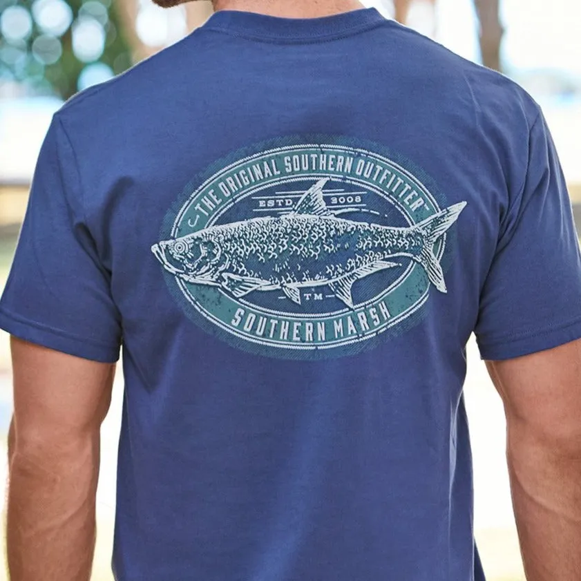 Southern Marsh 21 Engravings Tee - Tarpon