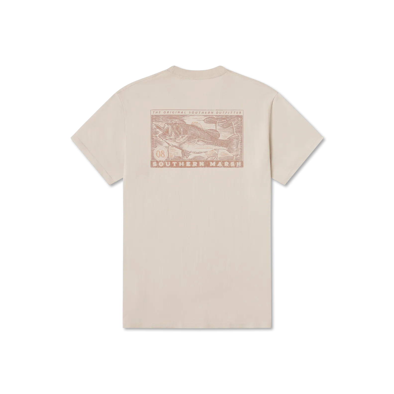Southern Marsh 21 Etched Bass Tee