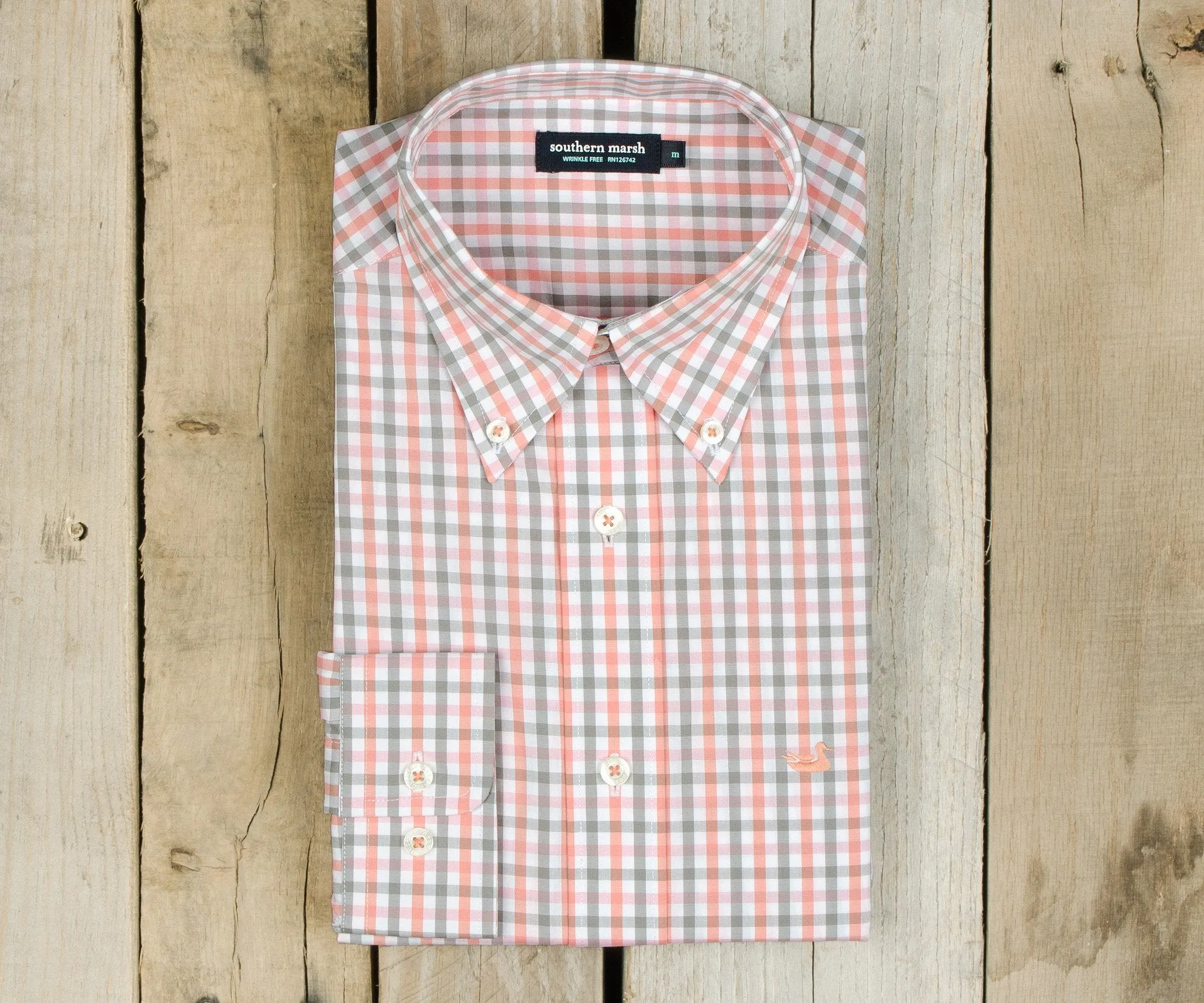 Southern Marsh 21 Evans Gingham Dress Shirt